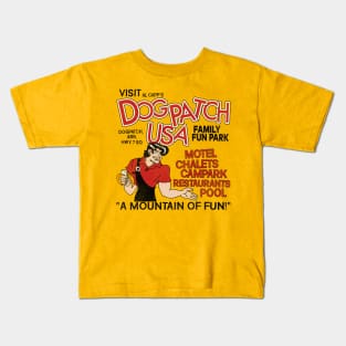 Visit Dogpatch USA Defunct Amusement Park Kids T-Shirt